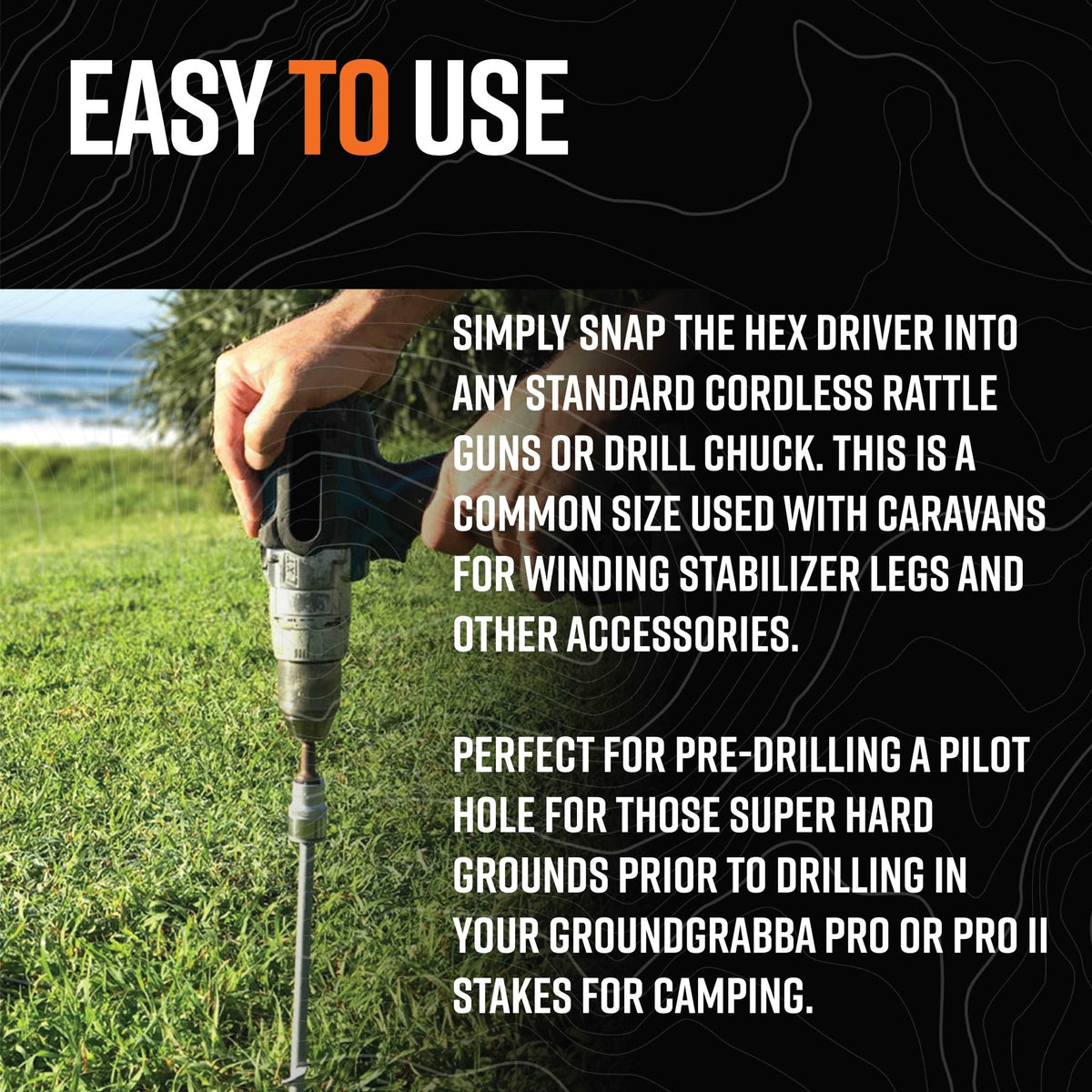 Hex Driver - Power Planter Augers