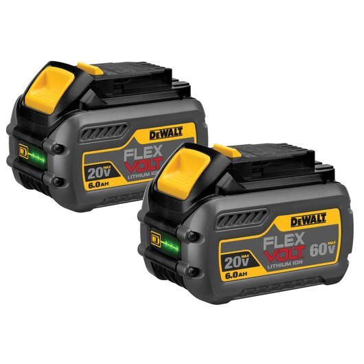 DEWALT DCB606 FLEXVOLT® 20/60V MAX* BATTERY PACK 6.0AH (2 pk.) - Power Planter Augers