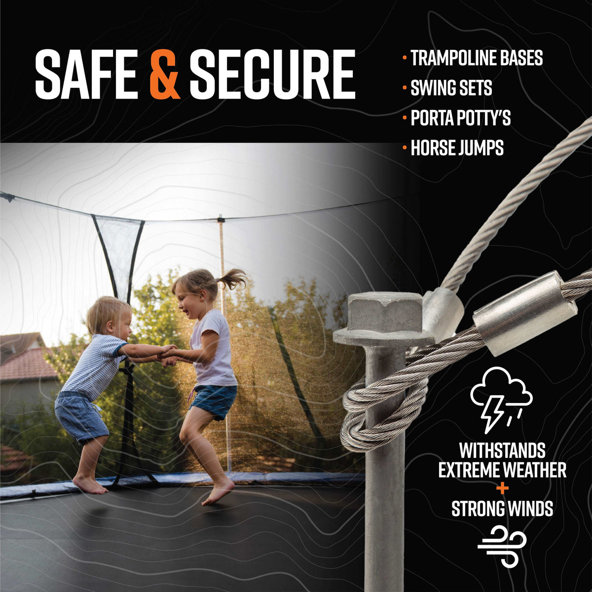 General Use - Stainless Steel Strap Tie Down