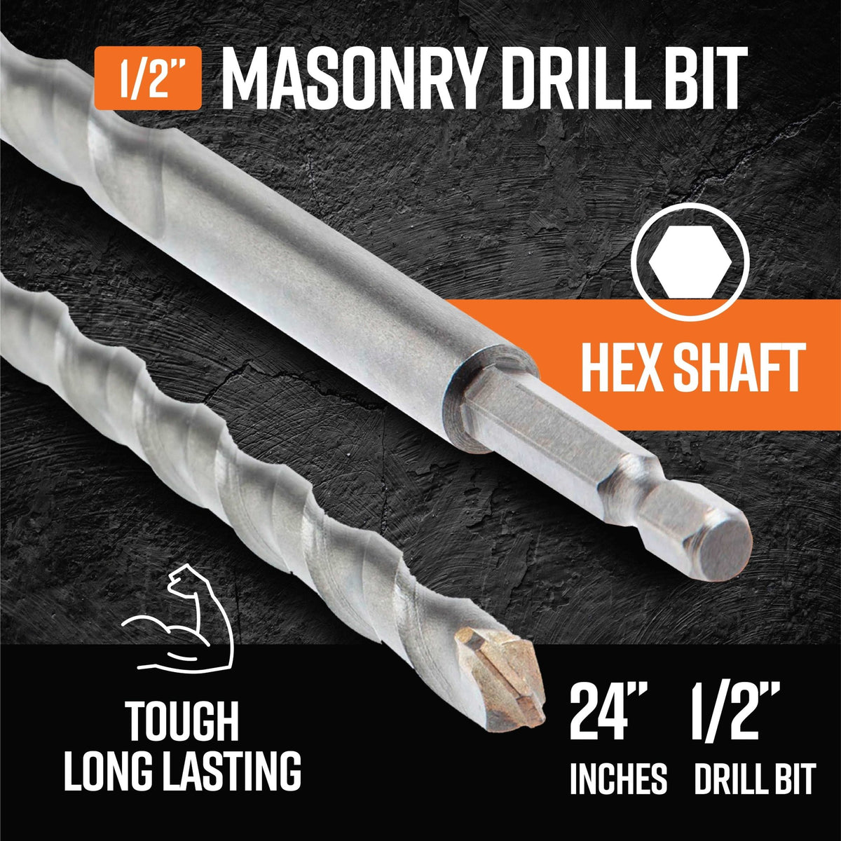 Masonry Drill Bit - Power Planter Augers