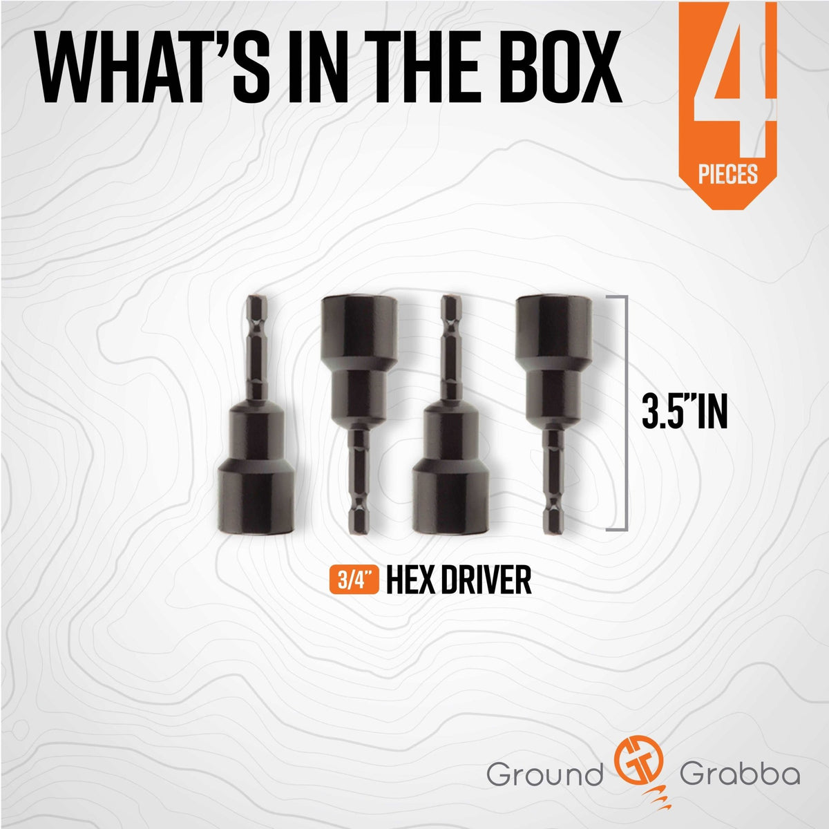 Hex Driver - Power Planter Augers