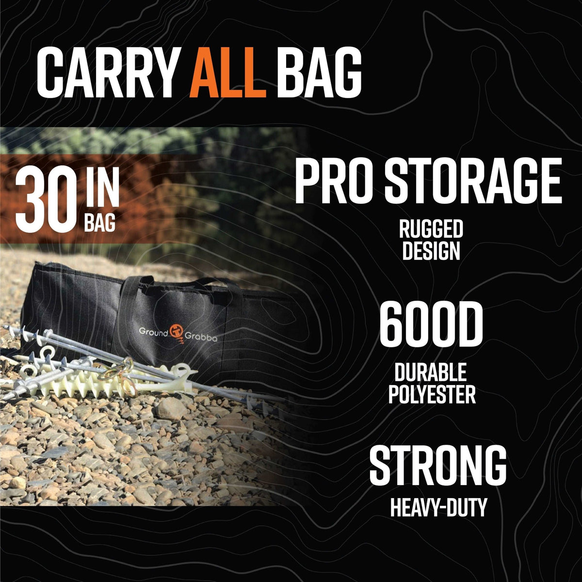 GroundGrabba Pro II Closed Hook Kits - Power Planter Augers