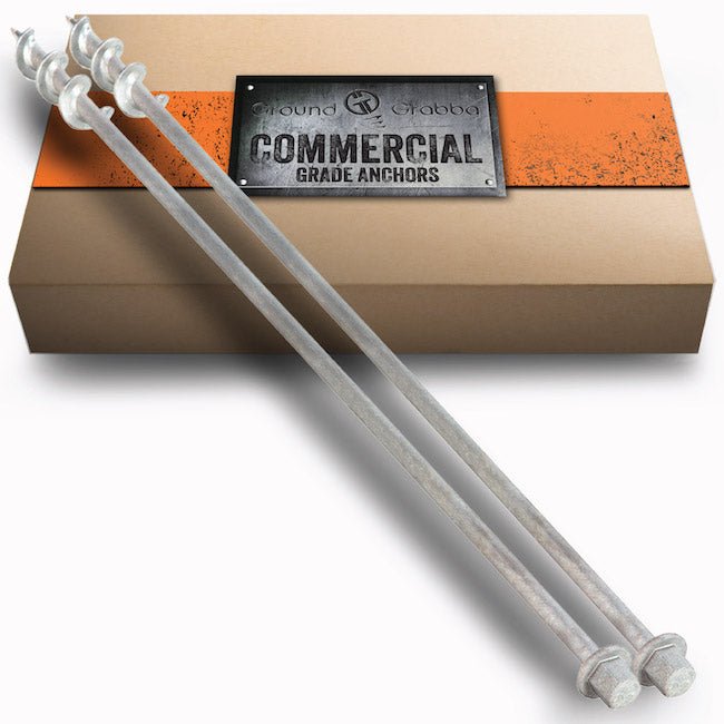 Ground Grabba Commercial Grade 36" Anchors (900mm) - 2 Pack - Power Planter Augers