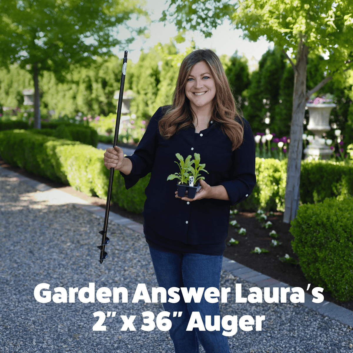 Garden Answer Bulb & Bedding Plant Combo (2" x 36" and 3" x 36") - Power Planter Augers
