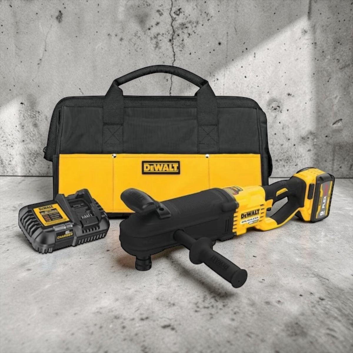 DEWALT® DCD471X1 60V MAX* Brushless Cordless Quick-Change Stud & Joist Drill With E-CLUTCH® System Kit - Power Planter Augers