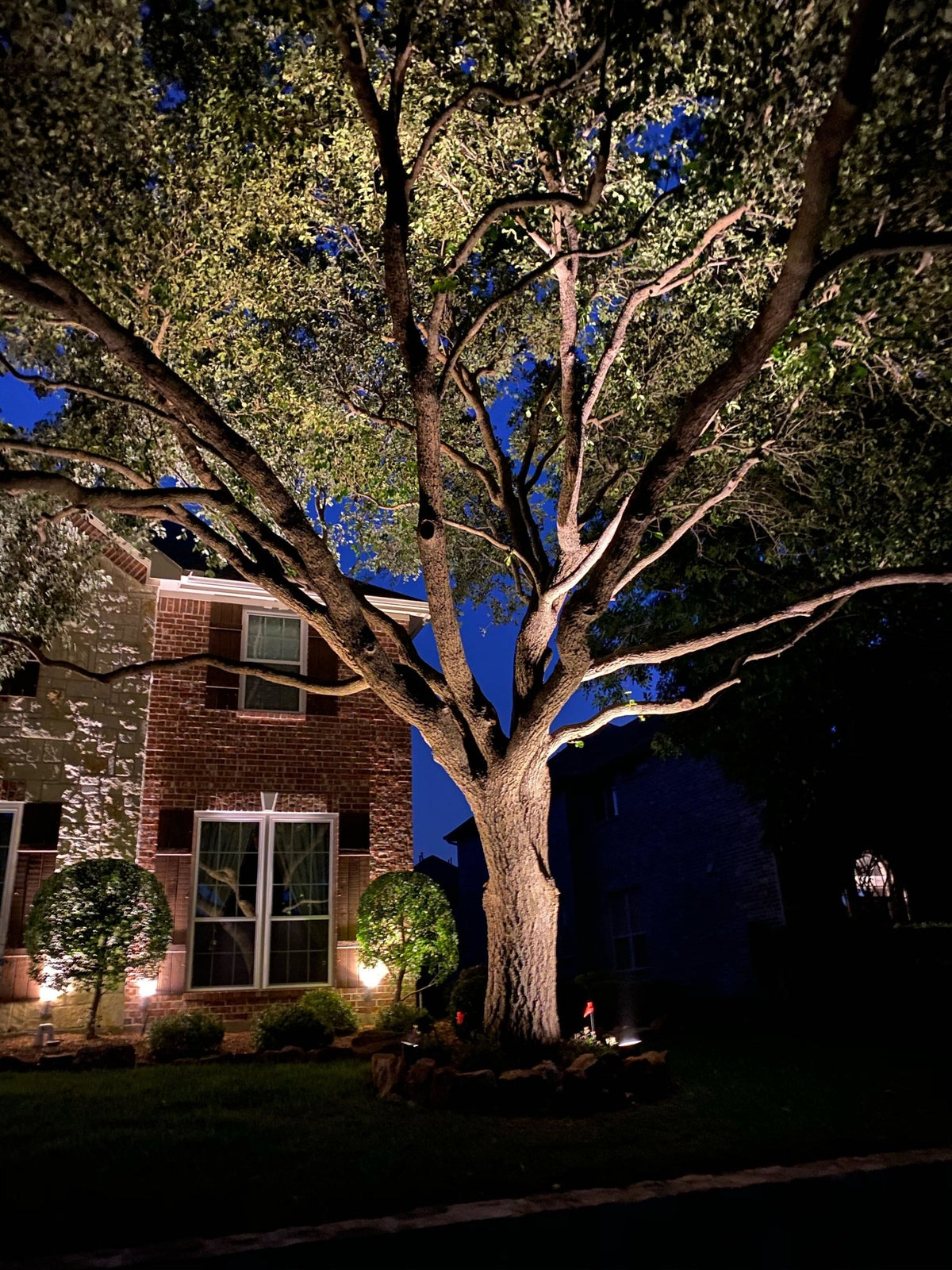Brass Landscape Pro Spotlight Fixture (Bulb Included) - Power Planter Augers