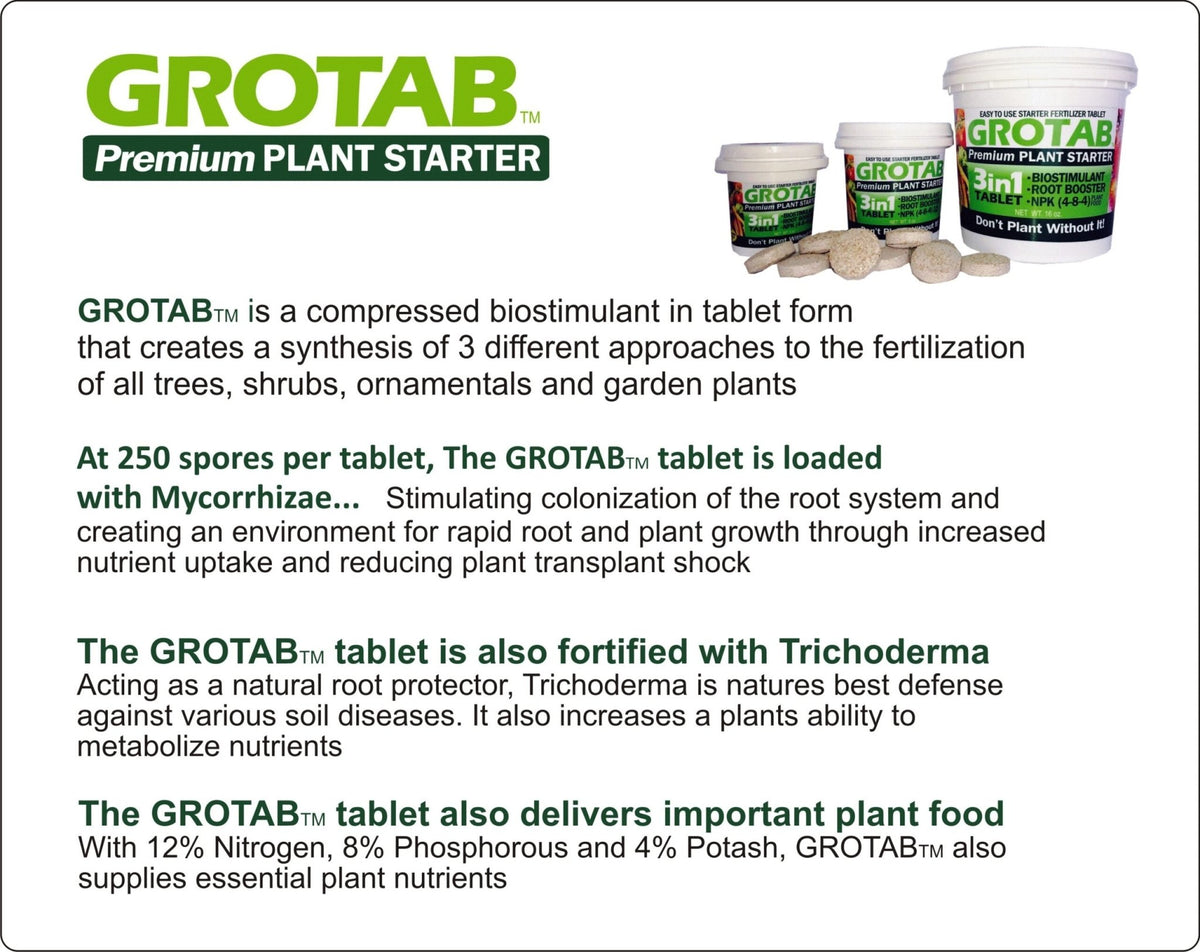 GroTab Fertilizer Tablets - Power Planter Augers