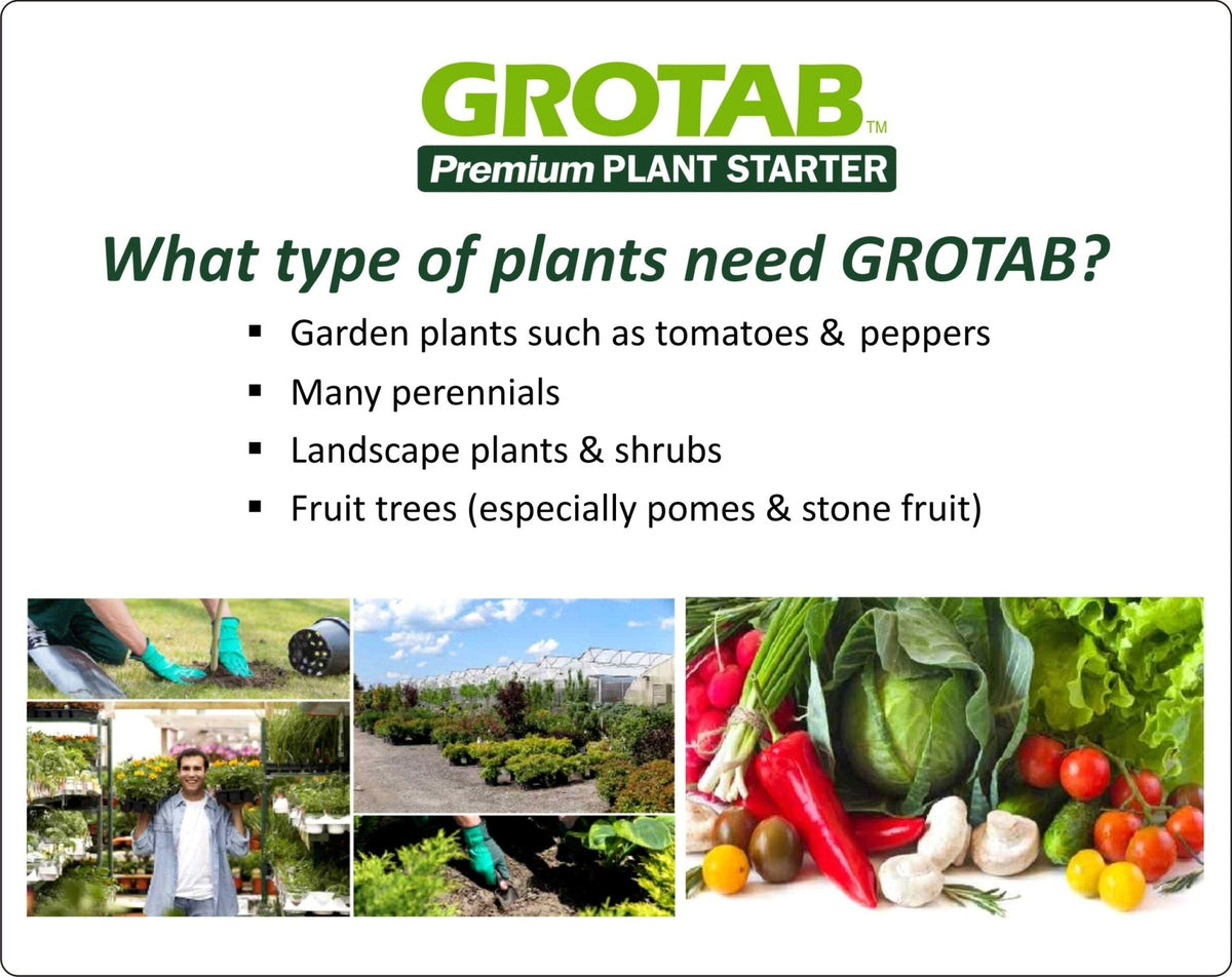 GroTab Fertilizer Tablets - Power Planter Augers