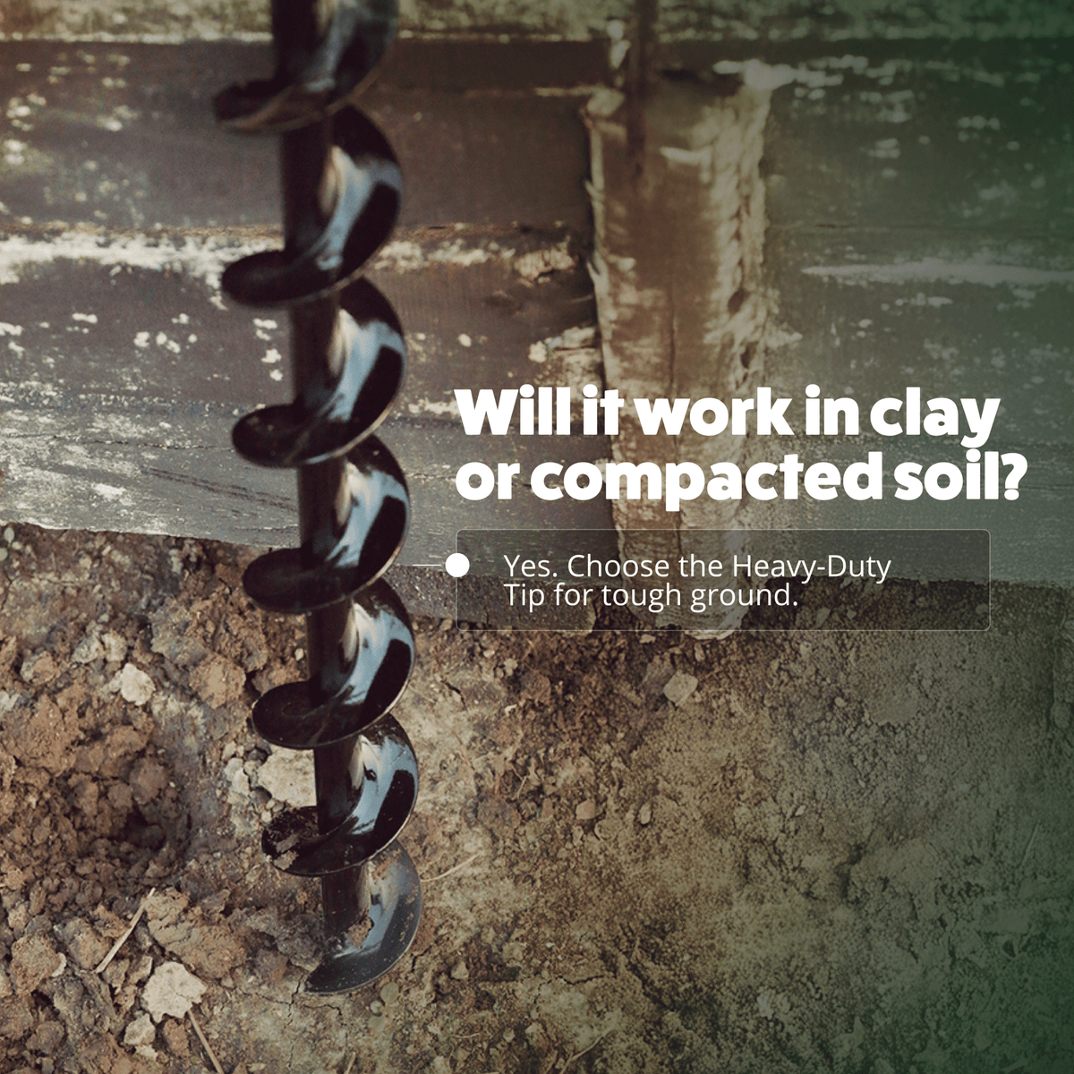 Versatility Auger (2" x Standing Lengths) - Power Planter Augers