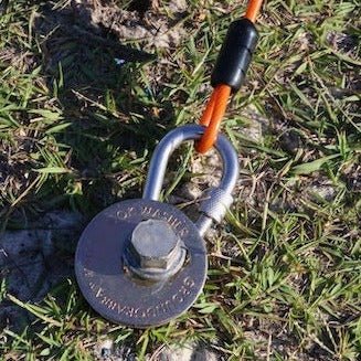 Dog Run Option for Grounded Paws Tie Down Kit - Power Planter Augers
