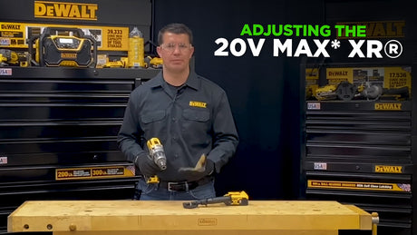 How to Adjust The Settings On A Dewalt DCD996 20V MAX* XR®