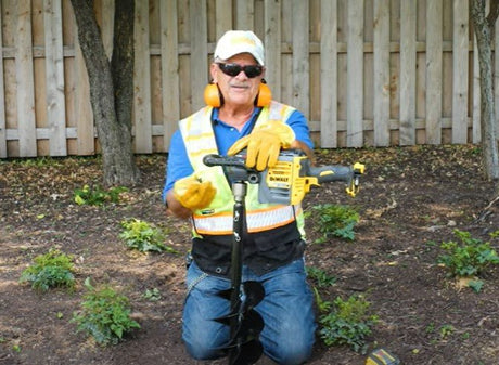 Large Auger and Dewalt Drill Safety Video – English - Power Planter Augers