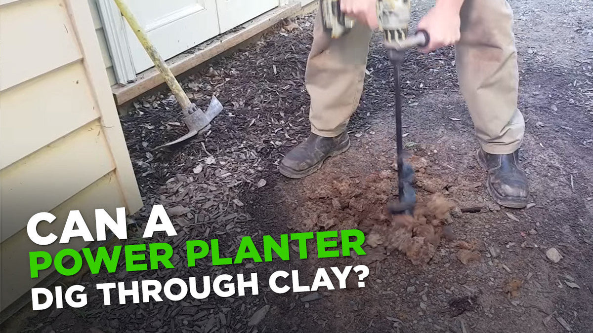 Can a Power Planter dig through clay?