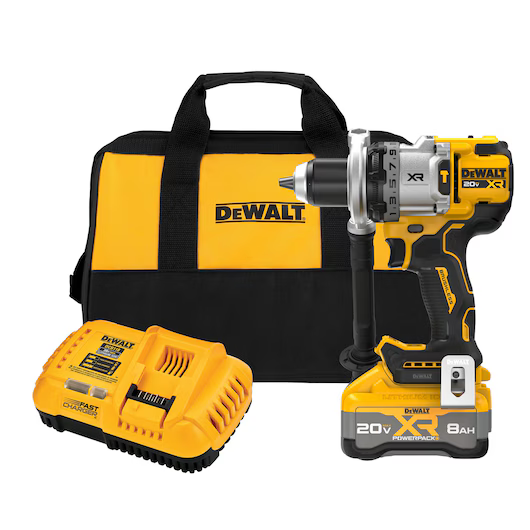 DEWALT DCD1007WW1 20V MAX XR Cordless 3 Speed Hammer Drill Kit