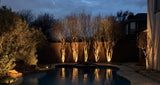Brass Landscape Spotlight Fixture (Bulb Included) - Power Planter Augers