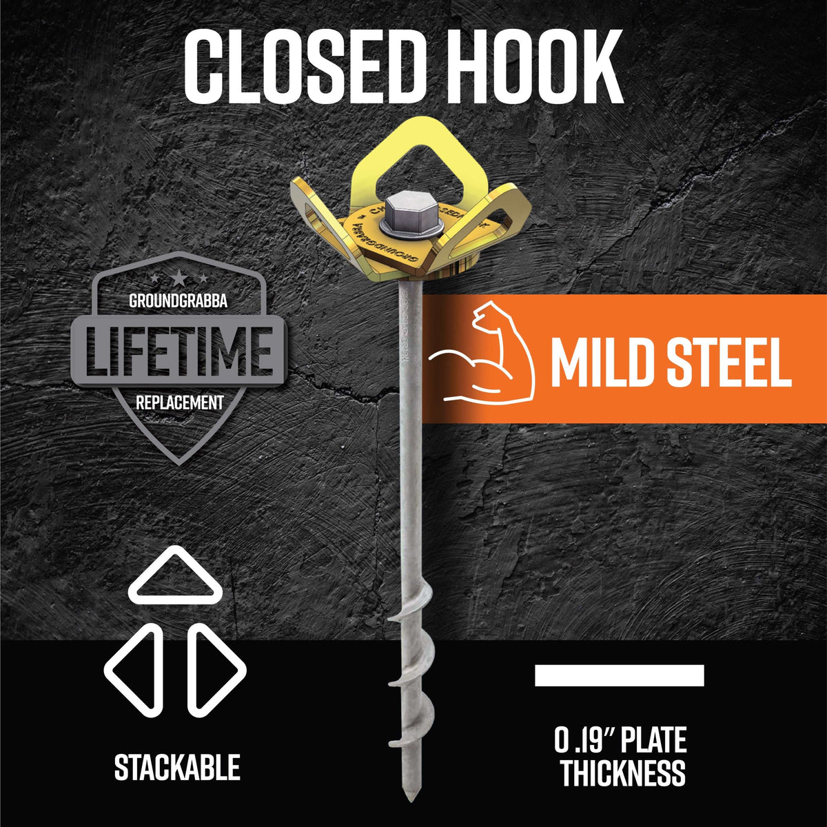 GroundGrabba Pro Closed Hook Kits