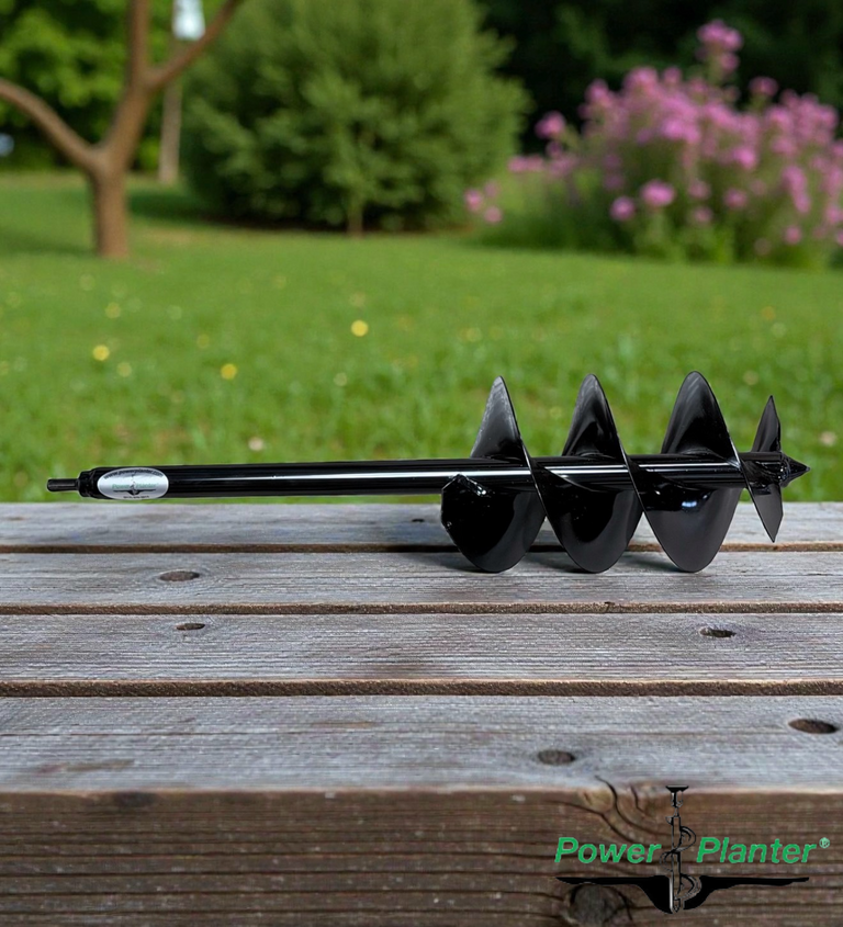 drilling plant pots Gallon Pot & Post Hole Auger (7" x 28")