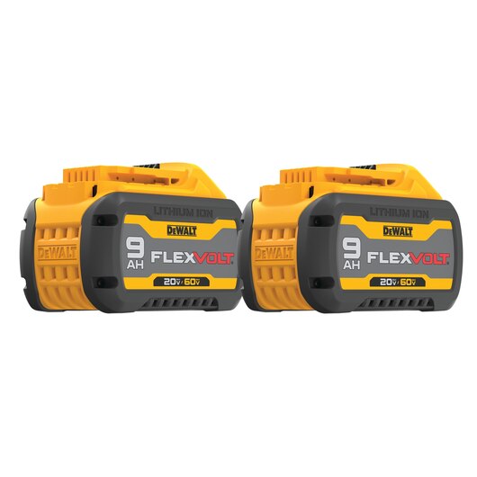 DEWALT DCB609 FLEXVOLT 20 Volt 60 Volt MAX Lithium Ion 9.0Ah Battery 2 pk