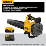 DEWALT® DCBL722P1 20V MAX* XR® Brushless Cordless Handheld Blower