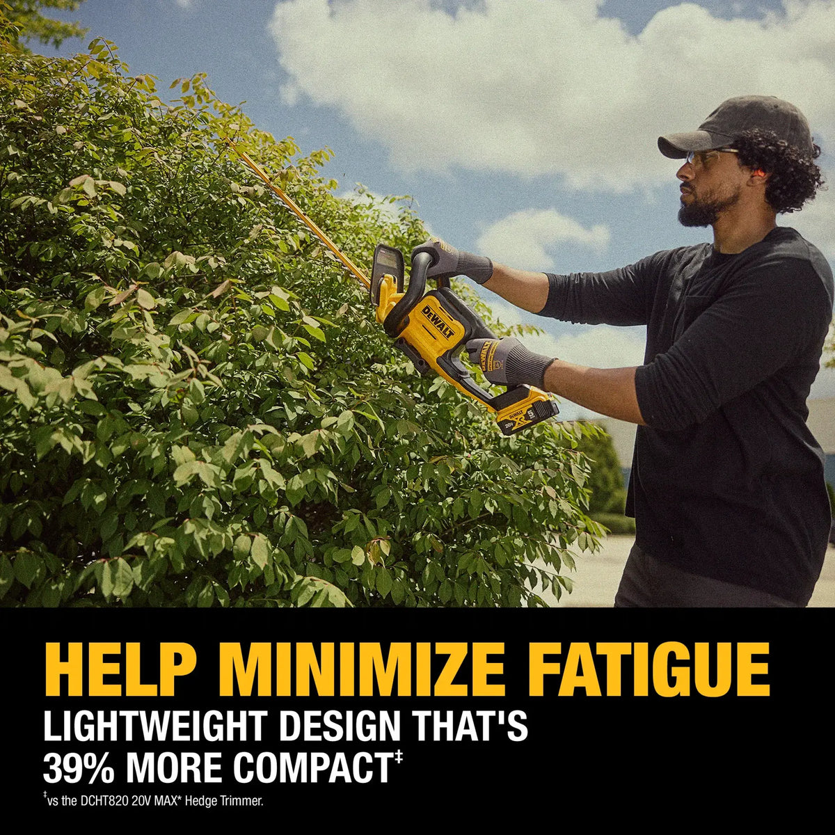 DEWALT® DCHT821P1 20V MAX* 22-in. Cordless Hedge Trimmer