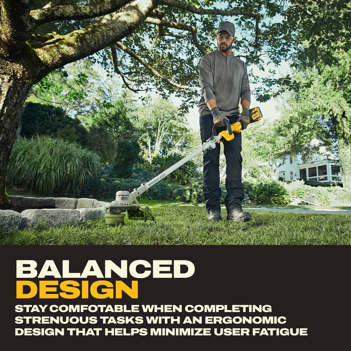 DEWALT® DCST926P1 20V MAX* Brushless Cordless Foldable String Trimmer