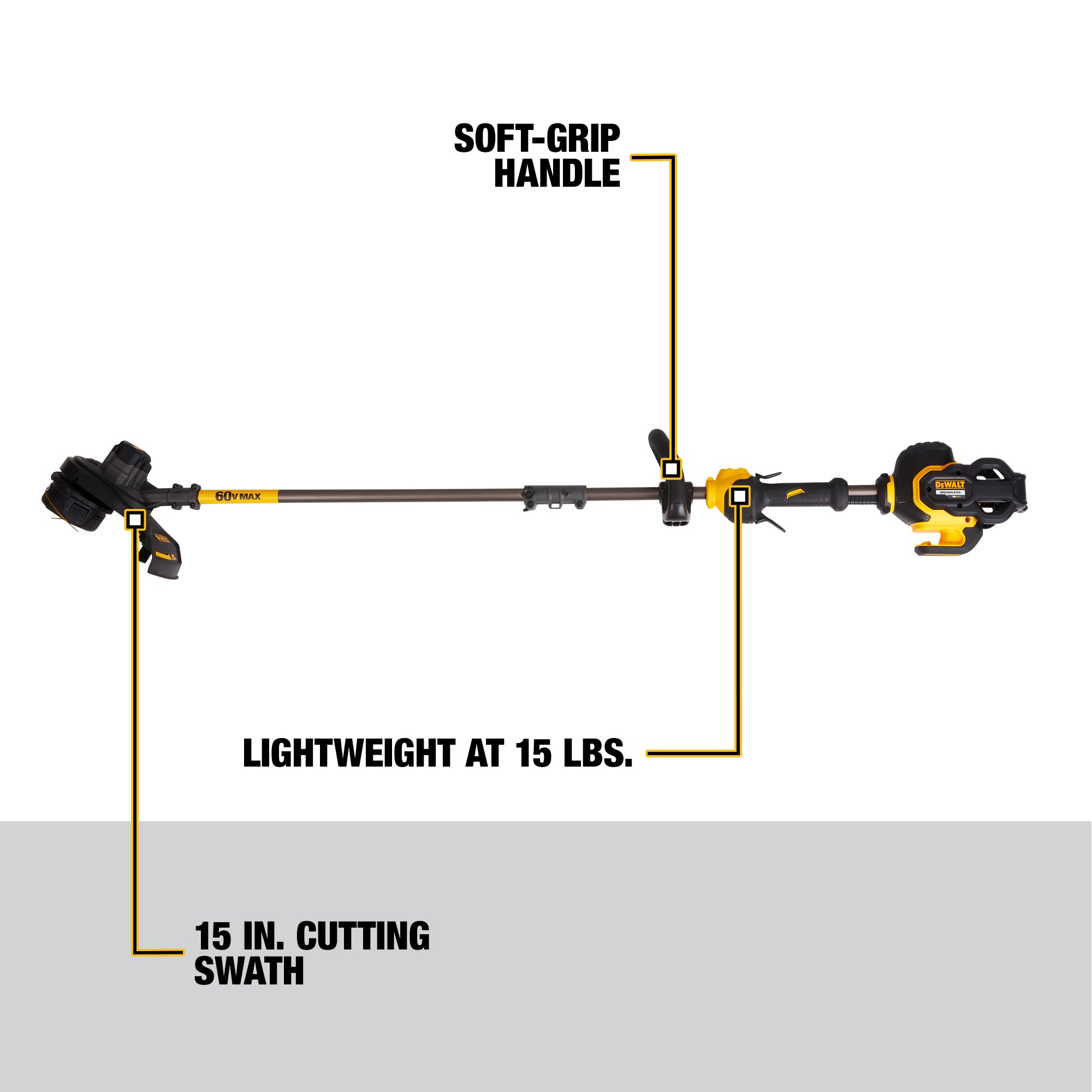 Weed eater dewalt discount 60v