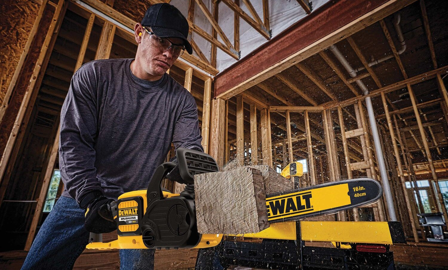 Dewalt cordless chainsaw discount 60v