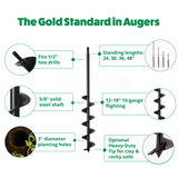 Everyday Auger (3" x Standing Length)