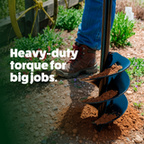 Extra Large Earth Auger with Heavy-Duty Tip (9" x 28")