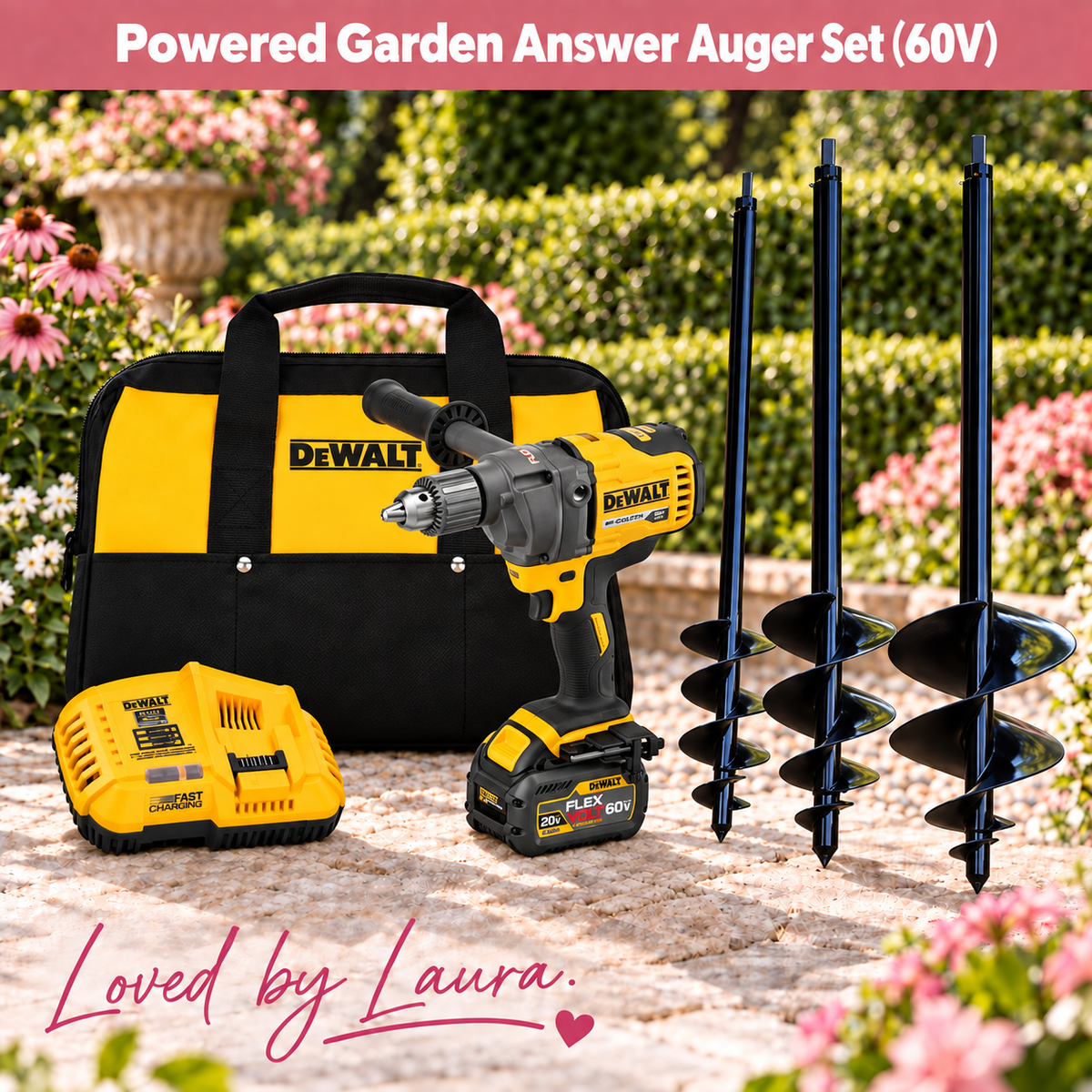 Powered Garden Answer Auger Set (60V)