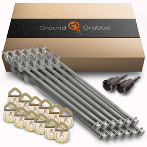 GroundGrabba Pro II Closed Hook Kits - Power Planter Augers