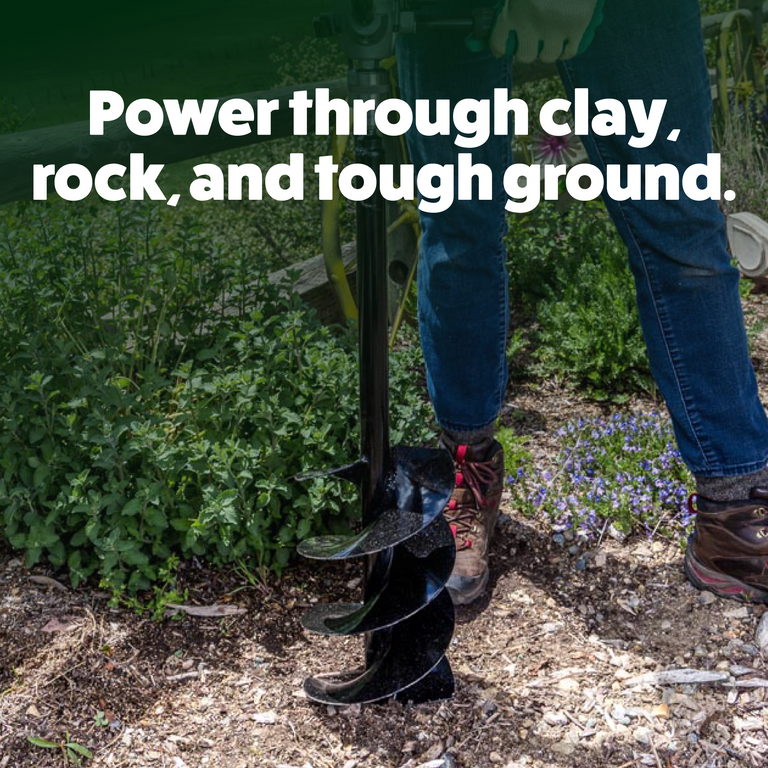 Post Hole Digger Auger - Heavy-Duty, 12