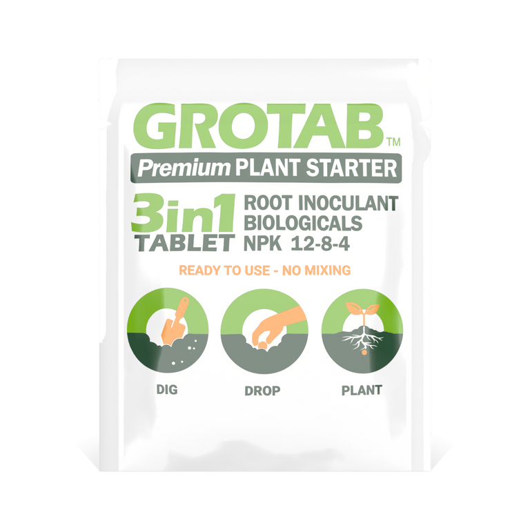 GroTab 3in1 Premium Plant Starter 100 Tablet Bucket