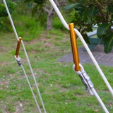 Spring Loaded Guy Rope Tie Downs - Power Planter Augers