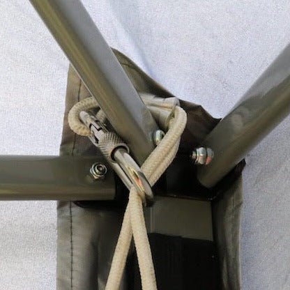 Spring Loaded Guy Rope Tie Downs - Power Planter Augers