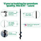 Garden Answer Auger Combo (2" x 36" and 3" x 36")
