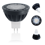 LED Landscape Spotlight & Path Lighting Kit - 6 Spotlight, 4 Path Light Set - Power Planter Augers