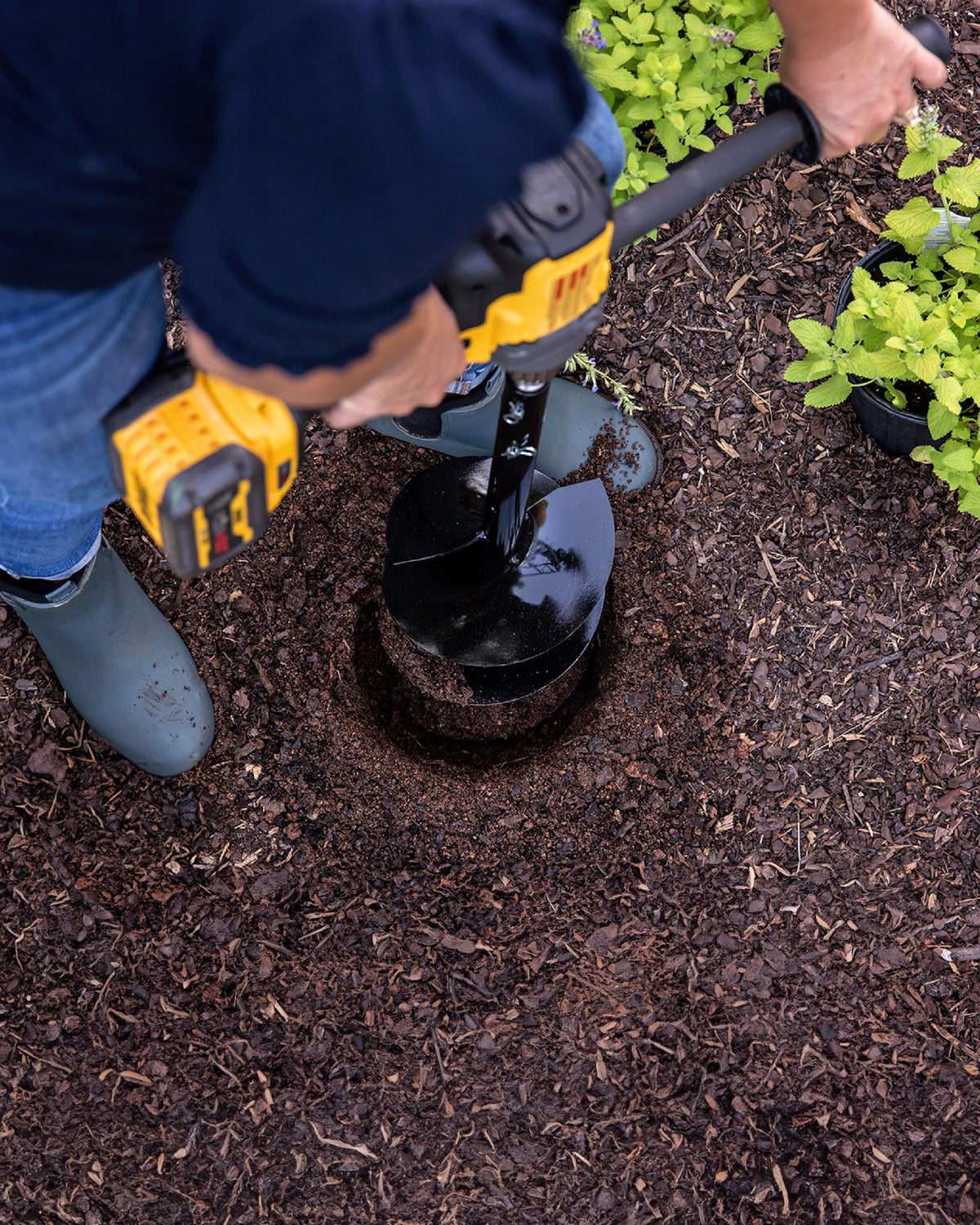 Earth Augers for Drills Power Planter