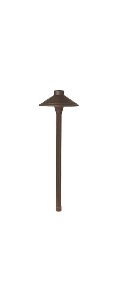 Brass Path & Area Light Fixture (Bulb Included) - Power Planter Augers