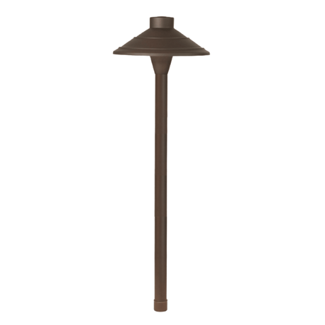 Brass Path & Area Light Fixture (Bulb Included) - Power Planter Augers