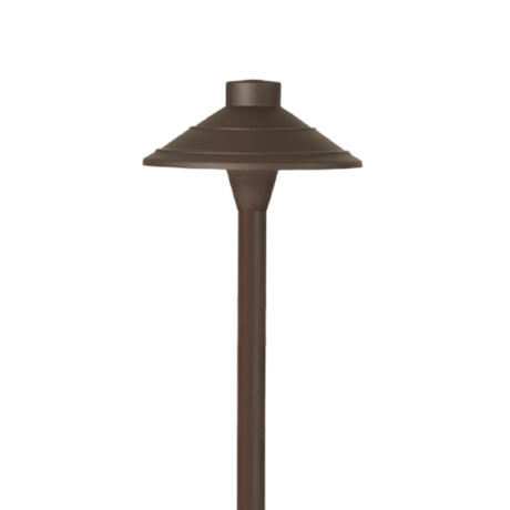 Brass Path & Area Light Fixture (Bulb Included) - Power Planter Augers