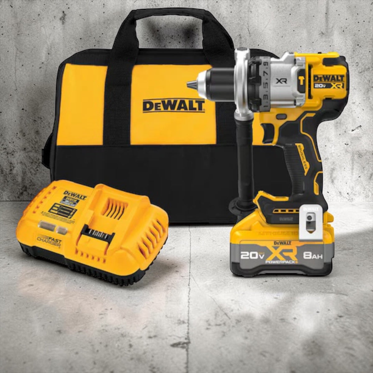 DEWALT® DCD1007WW1 20V MAX* XR® Cordless 3-Speed Hammer Drill