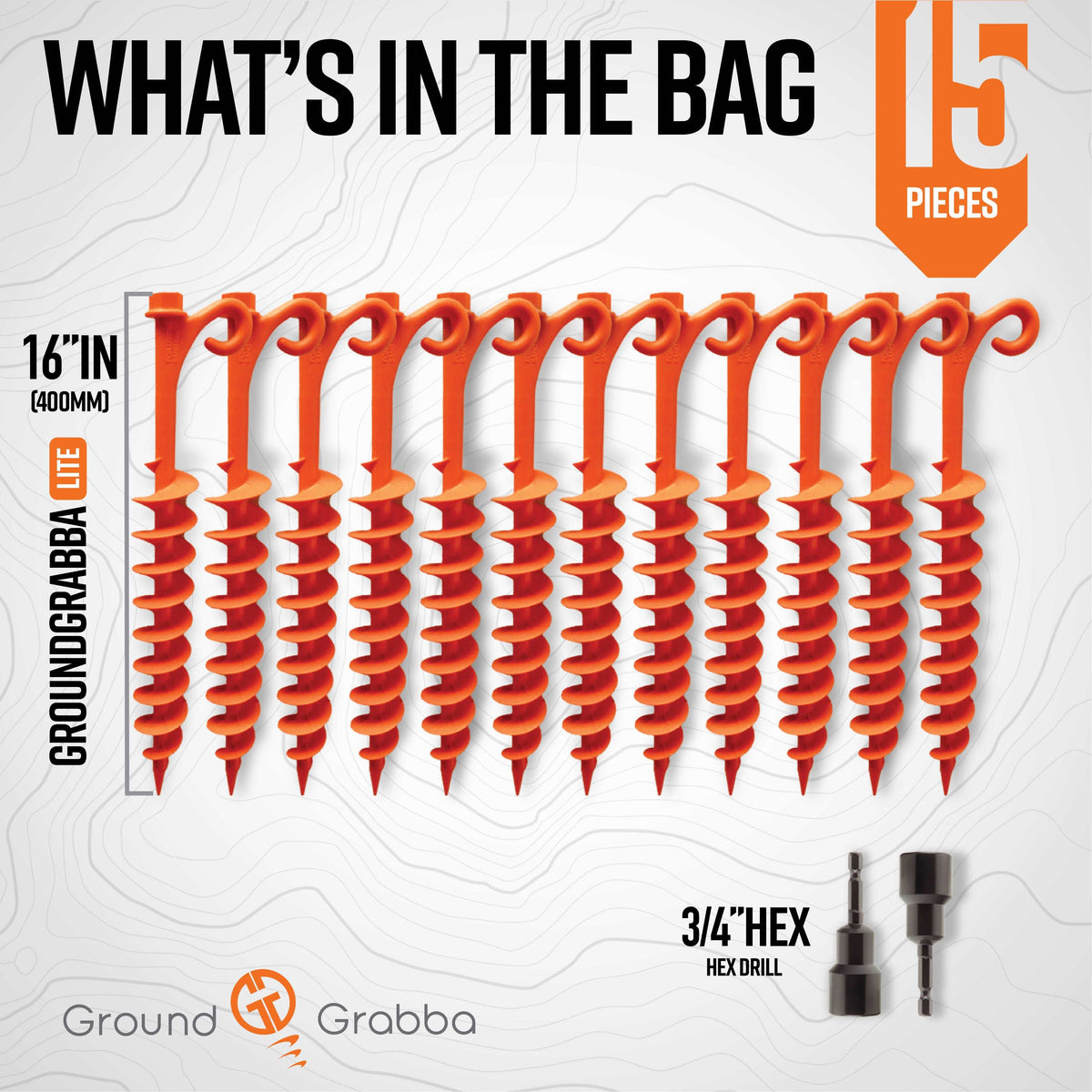 GroundGrabba Lite 12 Bag Kit