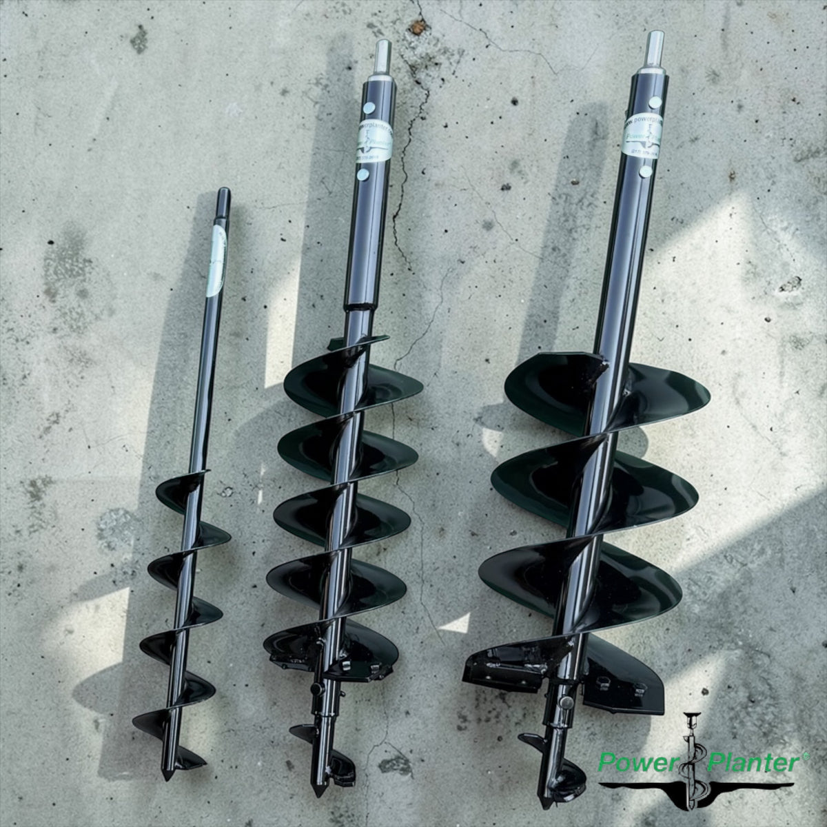 Ultimate Professional Landscape Auger Combo (Heavy Duty Tips) (7" x 28", 5" x 28" and 3" x 24")