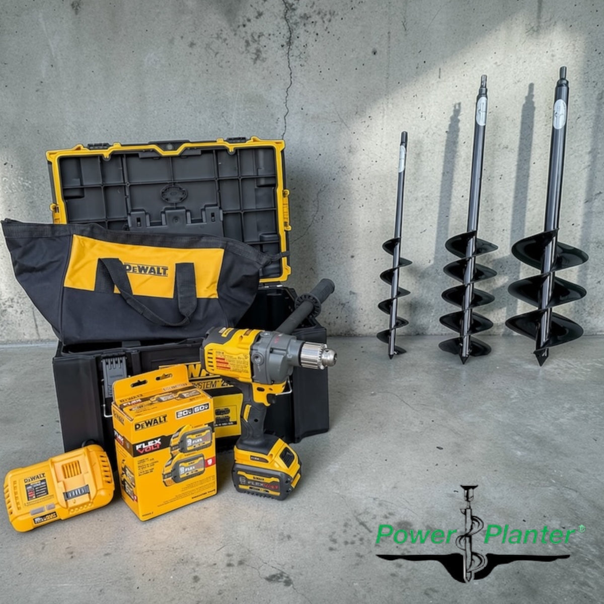 Ultimate Professional Landscaping Bundle (3"x 24", 5"x 28", 7"x 28" and DEWALT DCD130T1 60V MAX*)