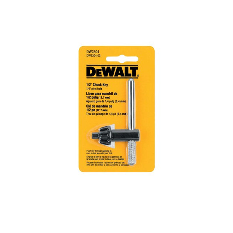 Dewalt drill best sale chuck key